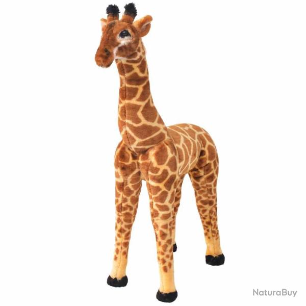 Jouet en peluche Girafe Marron et jaune XXL