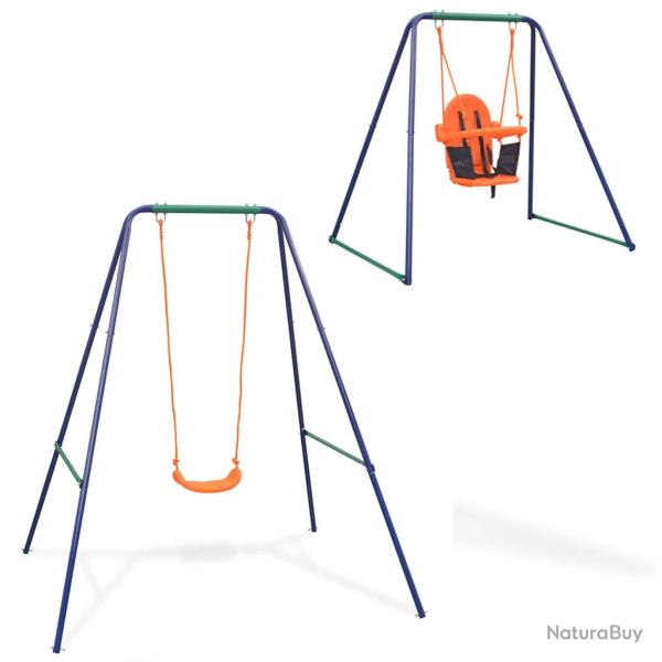 Balan�oire simple 2-en-1 et balan�oire pour tout-petits Orange