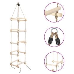 &Eacute;chelle de corde pour enfants 200 cm Bois
