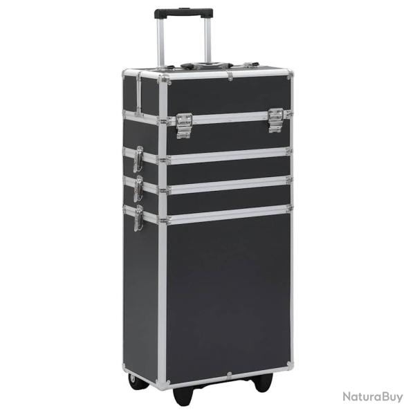 Chariot de maquillage Aluminium Noir