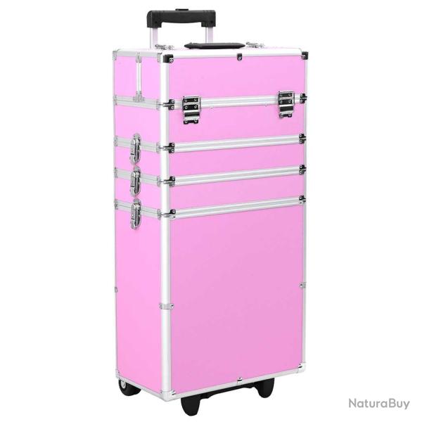 Chariot de maquillage Aluminium Rose