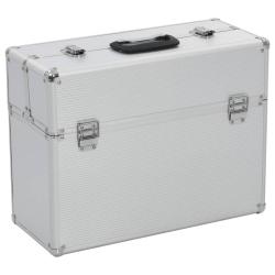 Bo&icirc;te &agrave; outils 47 x 36 x 20 cm Argent&eacute; Aluminium