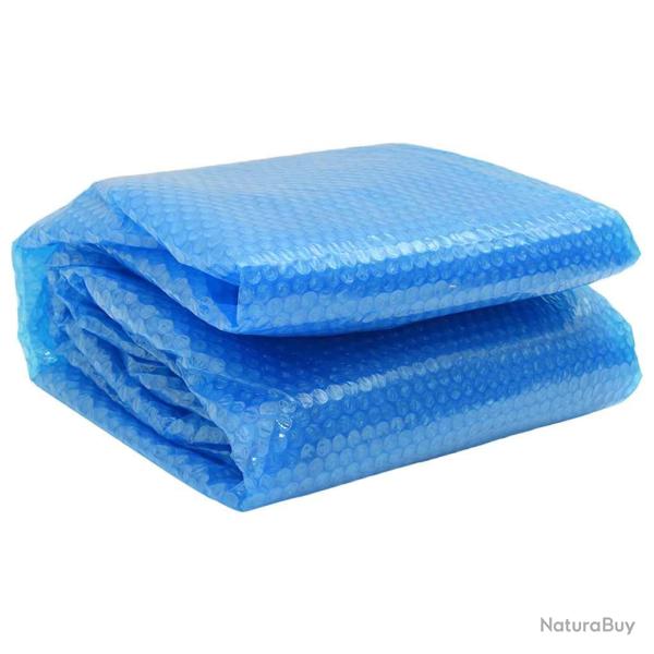 Couverture de piscine Bleu 210 cm PE