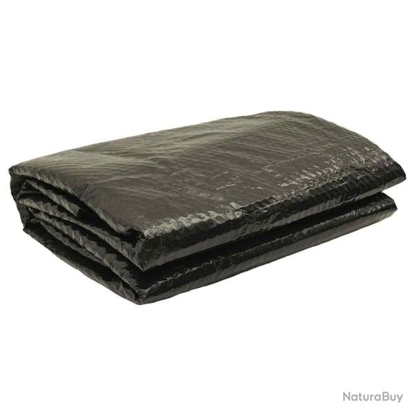 Couverture de piscine Noir 488 cm PE