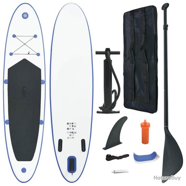 Ensemble de planches gonflables Bleu et blanc