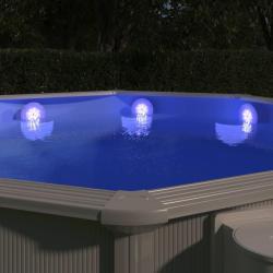 Lampe LED flottante submersible de piscine avec t&eacute;l&eacute;commande