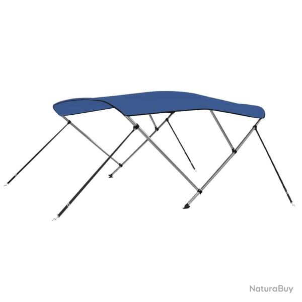Auvent bimini � 3 arceaux Bleu 183x196x137 cm