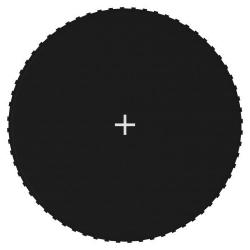 Tapis de saut Tissu Noir pour trampoline rond de 3,66 m