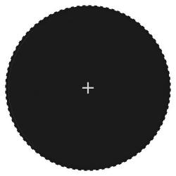 Tapis de saut Tissu Noir pour trampoline rond de 4,57 m