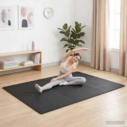 Tapis de sol 12 pcs 4,32m&sup2; Mousse EVA Noir