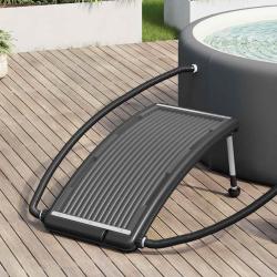 Panneau de chauffage solaire de piscine courb&eacute; 110x65 cm
