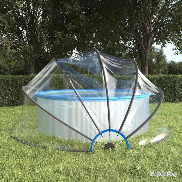 D�me de piscine 500x250 cm