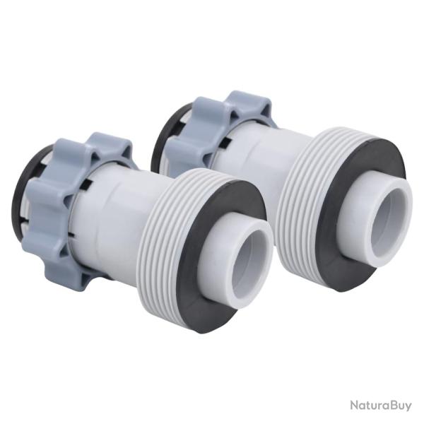 Adaptateurs de tuyaux de piscine Type B 2 pcs