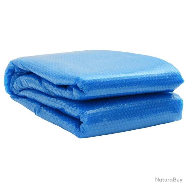 Couverture de piscine rectangulaire 500x300 cm PE Bleu