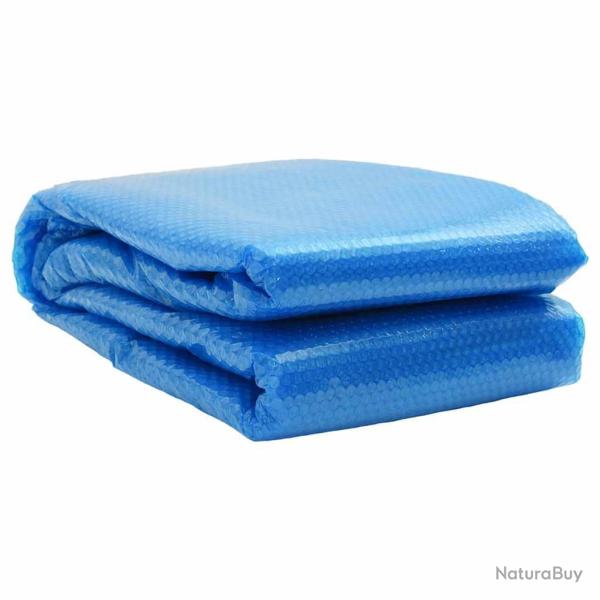Couverture de piscine rectangulaire 1000x600 cm PE Bleu