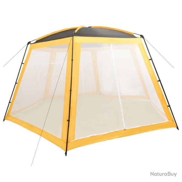 Tente de piscine Tissu 590x520x250 cm Jaune