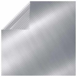 Couverture de piscine Argent&eacute; 549x274 cm PE