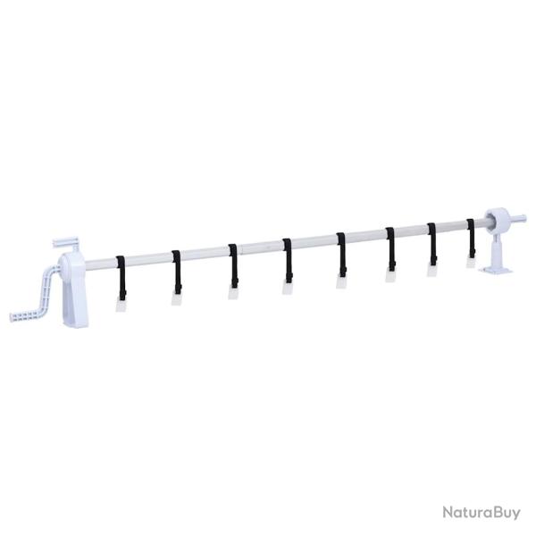 Rouleau de couverture de piscine avec base en plastique