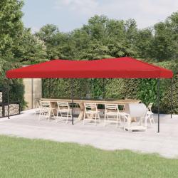 Tente de r&eacute;ception pliable Rouge 3x6 m