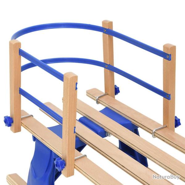 Dossier pour tra�neau Bleu Contreplaqu�