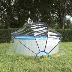D&ocirc;me de piscine rond 315x158 cm PVC