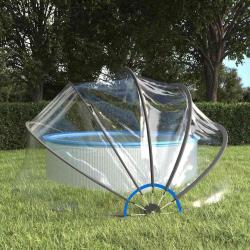 D&ocirc;me de piscine rond 406x203 cm PVC