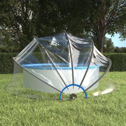 D&ocirc;me de piscine rond 467x234 cm PVC