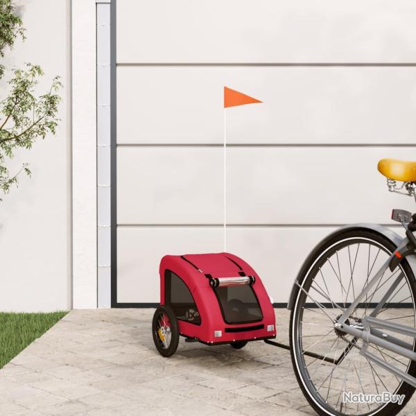 Remorque de v�lo pour animaux de compagnie rouge