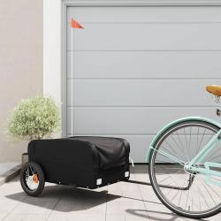 Remorque de v&eacute;lo en fer, noire, 30 kg