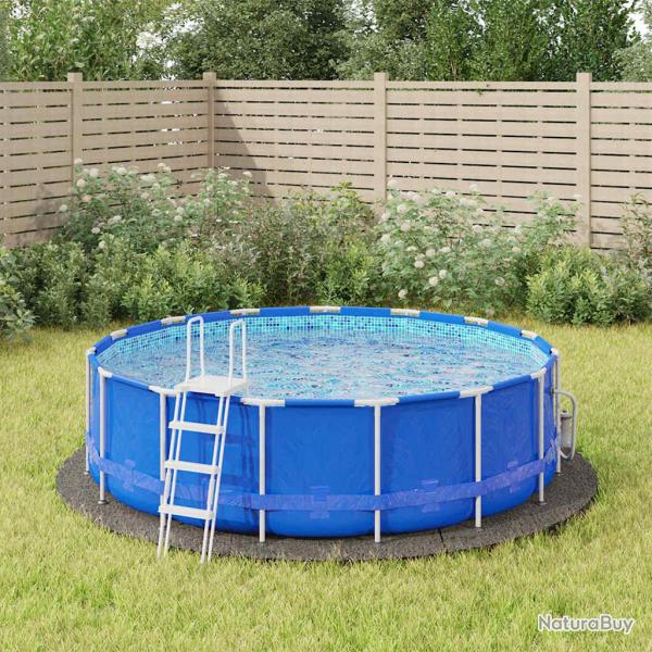 B�che de piscine gris clair �366 cm g�otextile polyester
