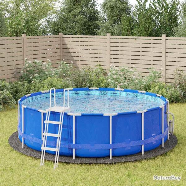 B�che de piscine gris clair �458 cm g�otextile polyester