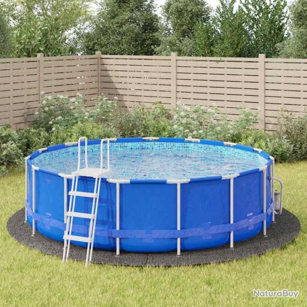 B�che de piscine gris clair �500 cm g�otextile polyester
