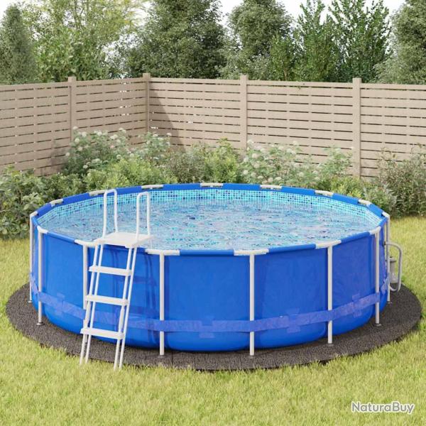 B�che de piscine gris clair �550 cm g�otextile polyester