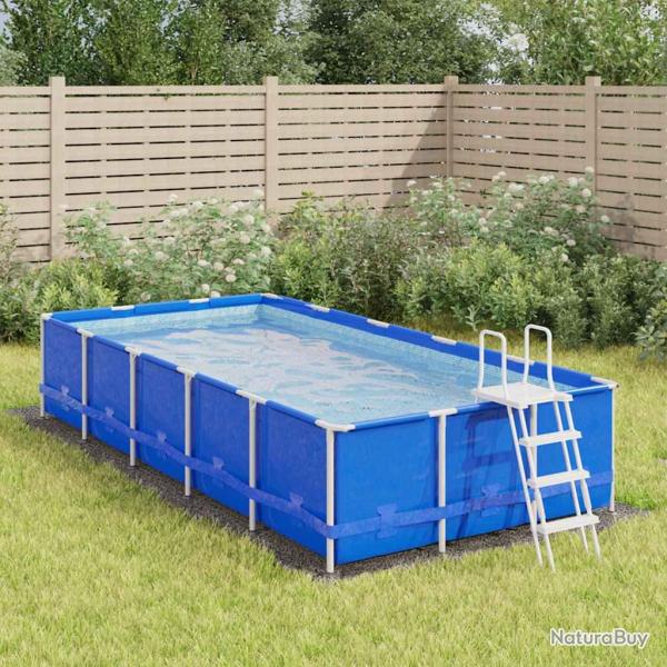B�che de piscine gris clair 500x250 cm g�otextile polyester
