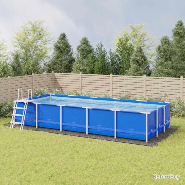 B�che de piscine gris clair 999x500 cm g�otextile polyester