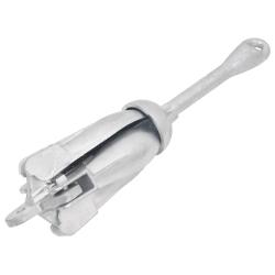 Ancre pliable argent&eacute; 8 kg fonte galvanis&eacute;e &agrave; chaud
