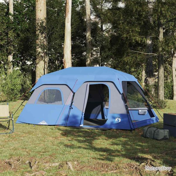Tente familiale 9 personnes bleu lib�ration rapide imperm�able