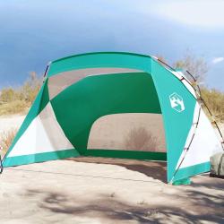 Tente de plage vert d'eau 274x178x170/148 cm 185T polyester