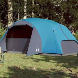Tente familiale Crossvent 8 personnes bleu imperm&eacute;able