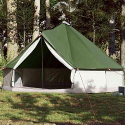 Tente familiale tipi, 12 personnes, imperm&eacute;able, verte, pour le camping