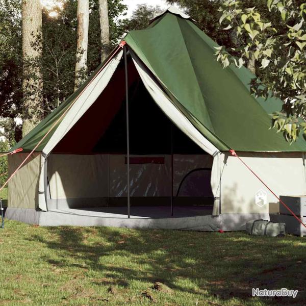 Tente familiale tipi 10 personnes vert imperm�able