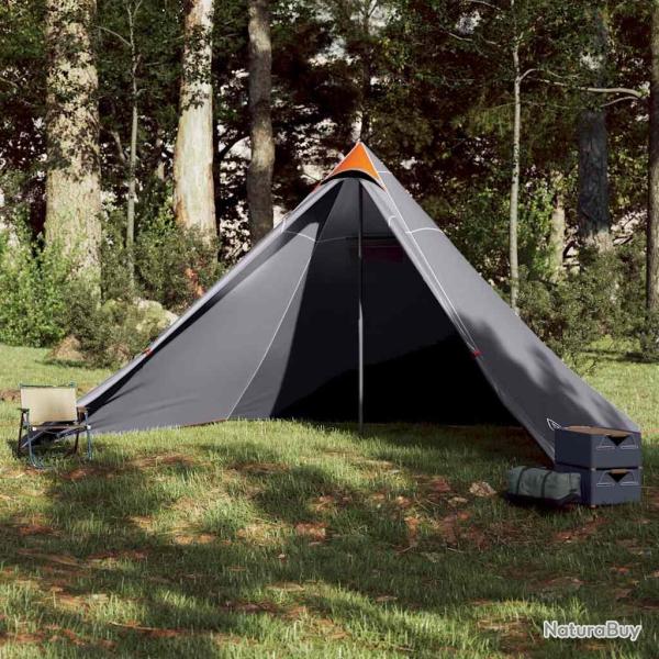 Tente familiale tipi 7 personnes gris et orange imperm�able