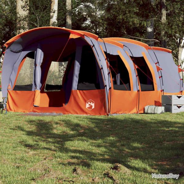 Tente familiale tunnel, 8 personnes, grise, imperm�able, pour le camping