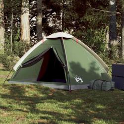 Tente de camping &agrave; d&ocirc;me 2 personne vert imperm&eacute;able