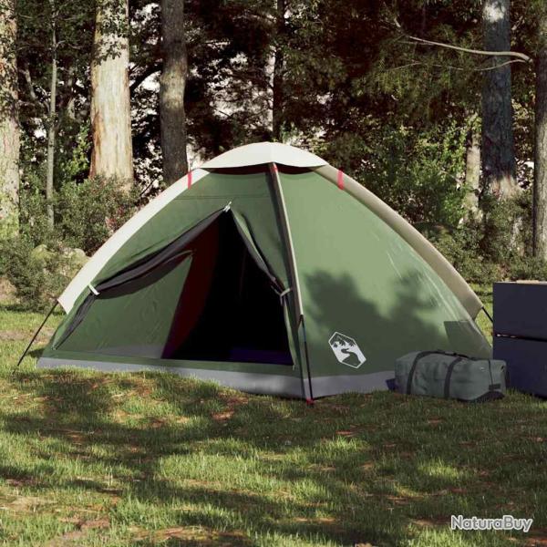 Tente de camping � d�me 2 personne vert imperm�able