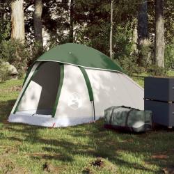 Tente de camping &agrave; d&ocirc;me 1 personne vert imperm&eacute;able