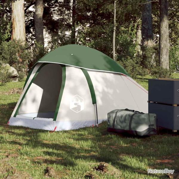 Tente de camping � d�me 1 personne vert imperm�able