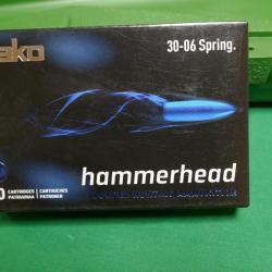 Boite de 20 cartouches de 30-06 Spring SAKO HAMMERHEAD 14.3g/220gr