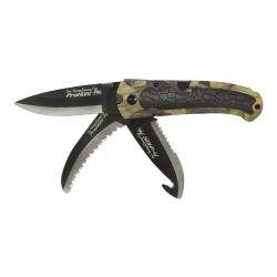 Keos couteau pliant 3 lames Pro Hunt Ghostcamo Forest