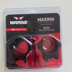 Colliers acier Warne 34mm m&eacute;dium